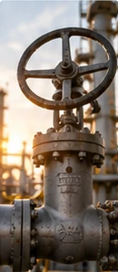 Detalle ilustrativo de una válvula industrial